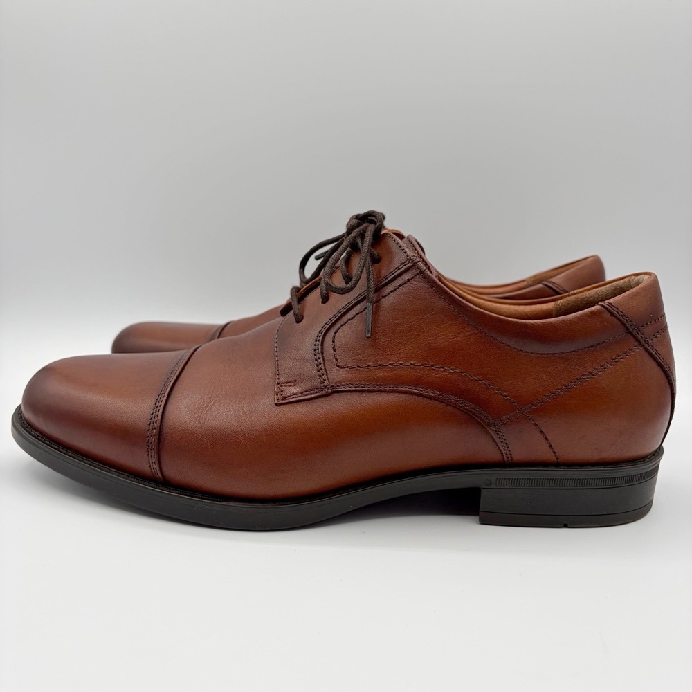 Florsheim Center Cap Toe Oxford Cognac US 9 3E Ortholite 11827-221 Shoes 9 EEE